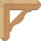 Ekena Millwork Funston Craftsman Rough Sawn Bracket w/ Offset Brace, Western Red Cedar, 8"W x 26"D x 26"H BKT0806X26X26FST04RWR - alternate 4